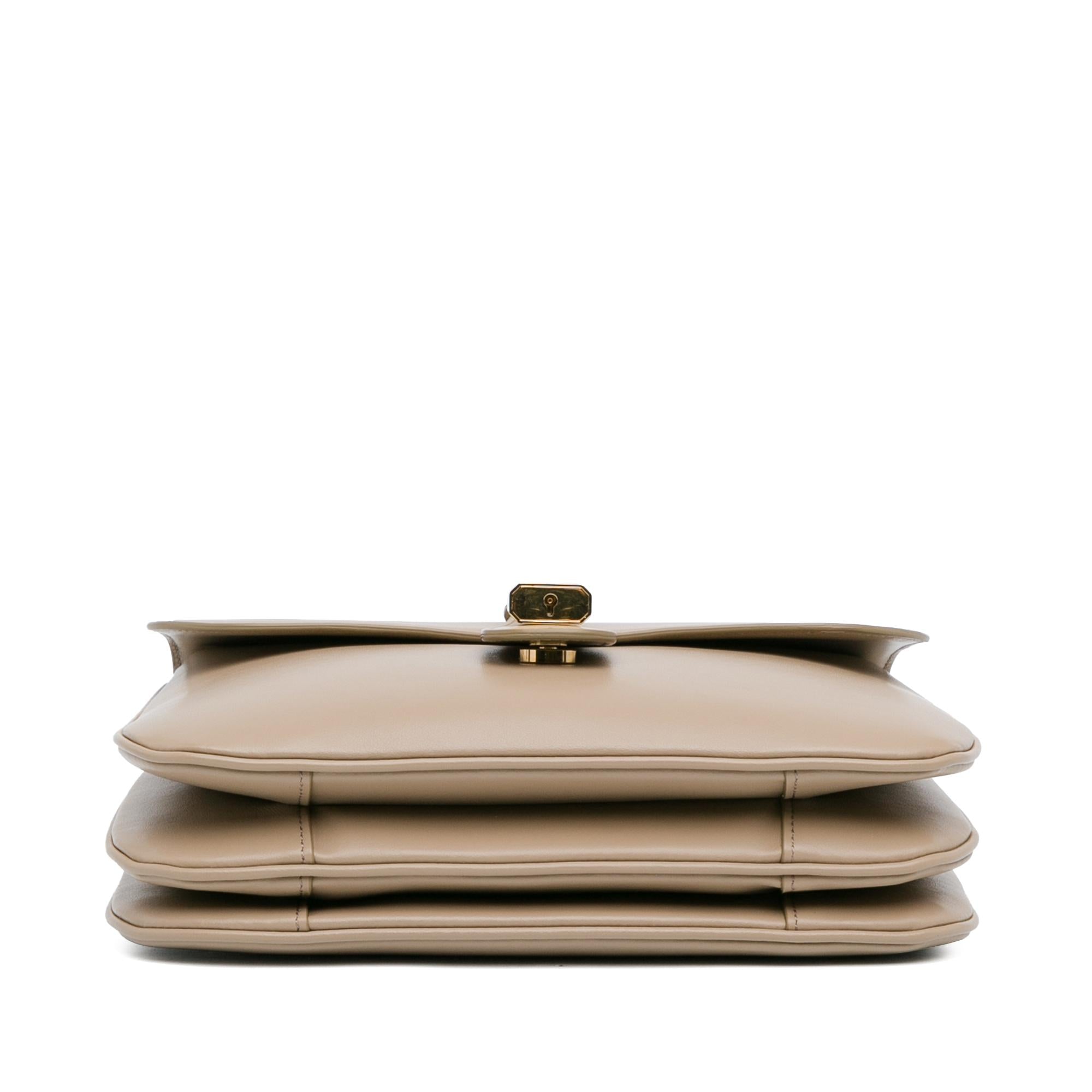 Celine Medium Leather Tabou Crossbody (SHG-crepzX)