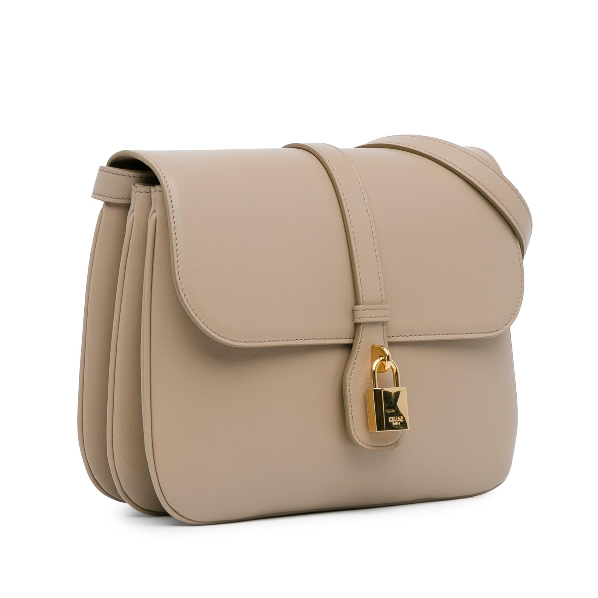 Celine Medium Leather Tabou Crossbody (SHG-crepzX)