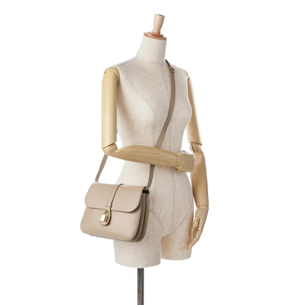 Celine Medium Leather Tabou Crossbody