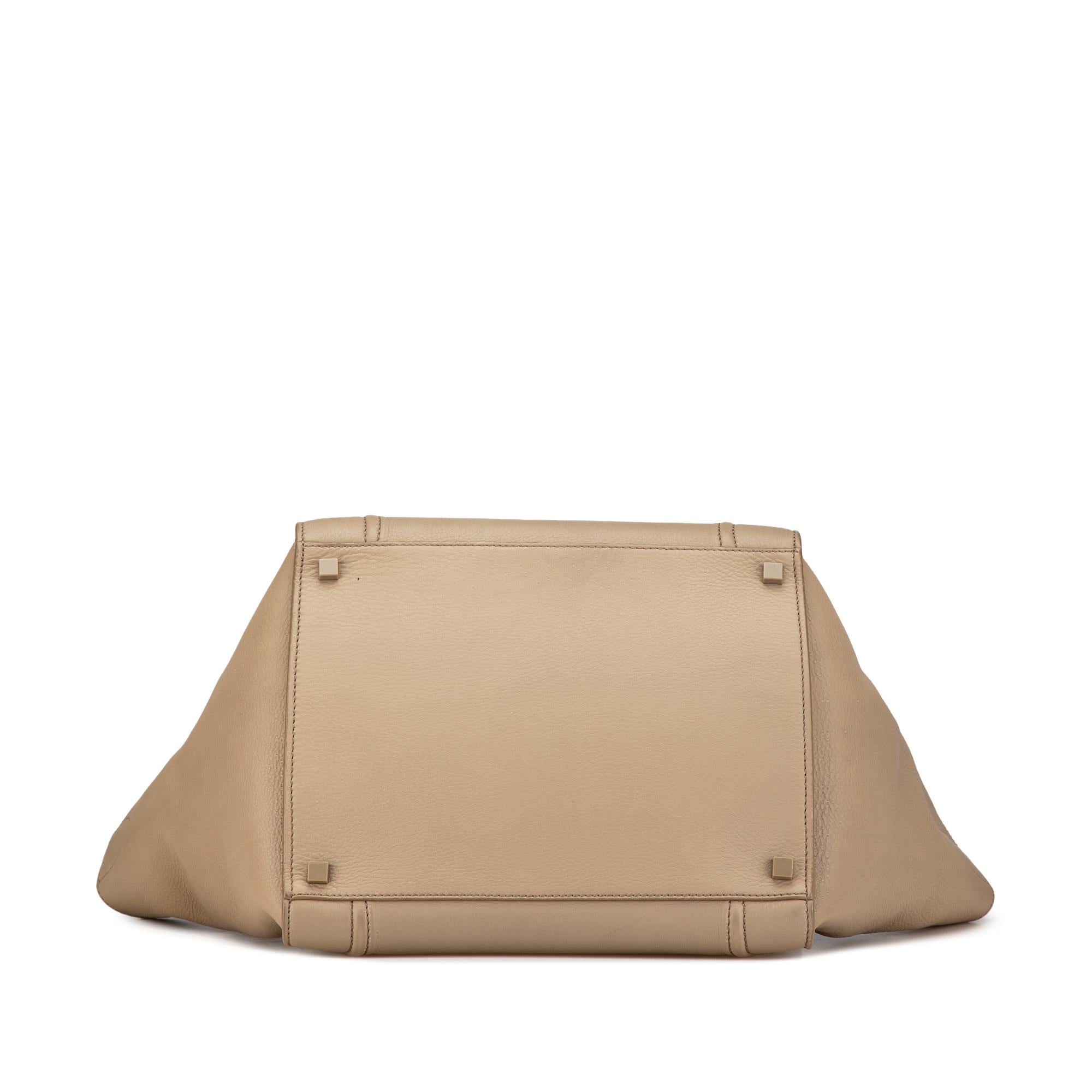 Celine Medium Luggage Leather Phantom Tote