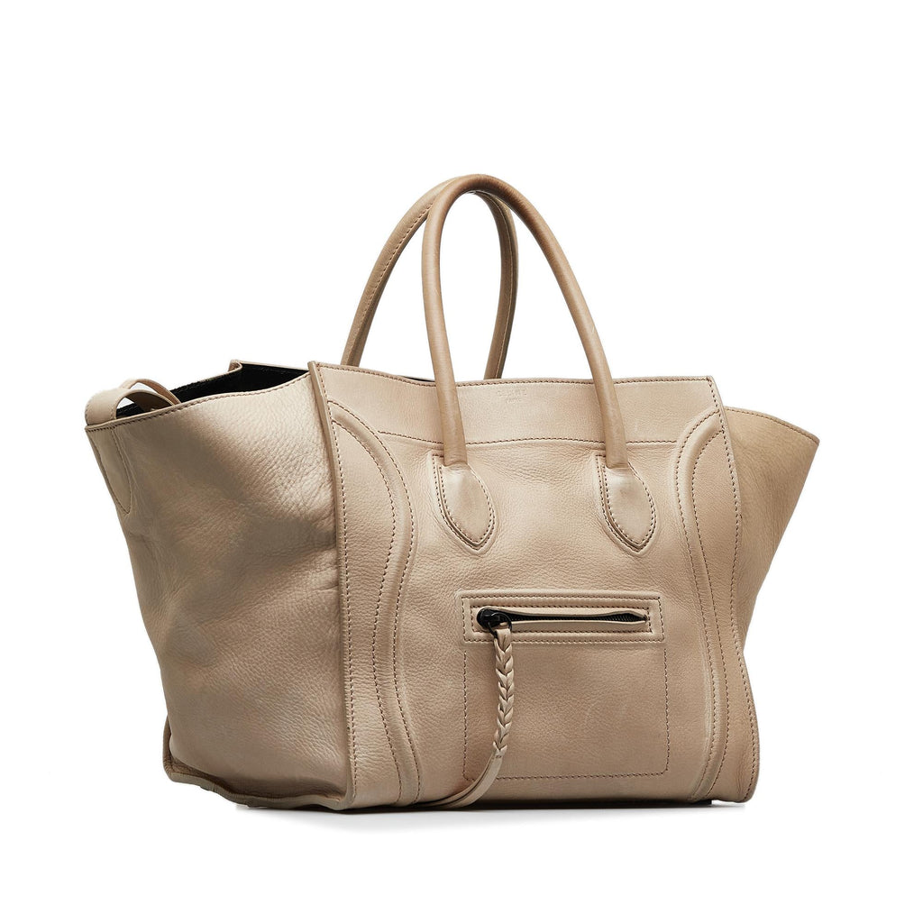 Celine Medium Luggage Phantom Tote (SHG-bAIcFX)