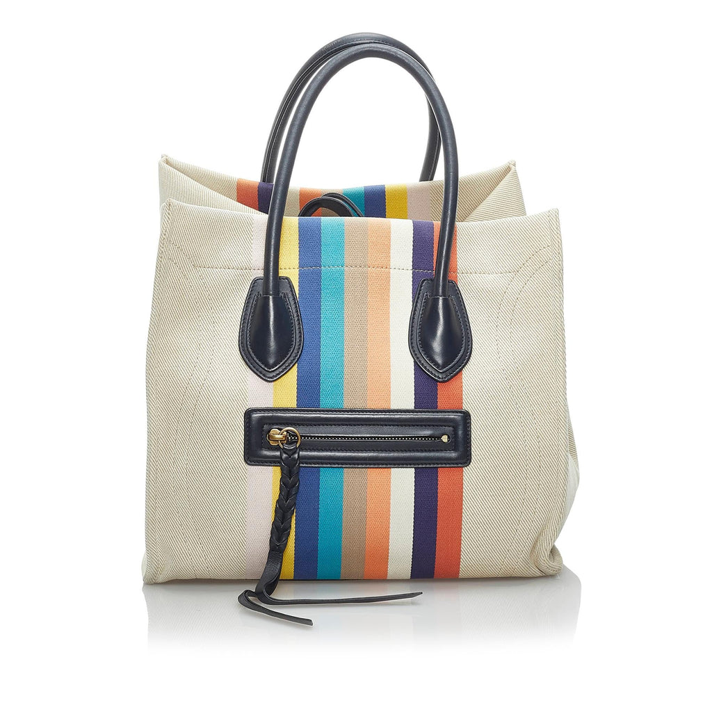 Celine Medium Phantom Luggage Canvas Handbag (SHG-34181)