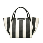 Celine Medium Striped Canvas Big Satchel (SHG-jjxkxO)