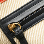 Celine Medium Striped Canvas Phantom Luggage Tote