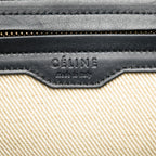 Celine Medium Striped Canvas Phantom Luggage Tote