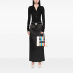 Celine Medium Striped Canvas Phantom Luggage Tote