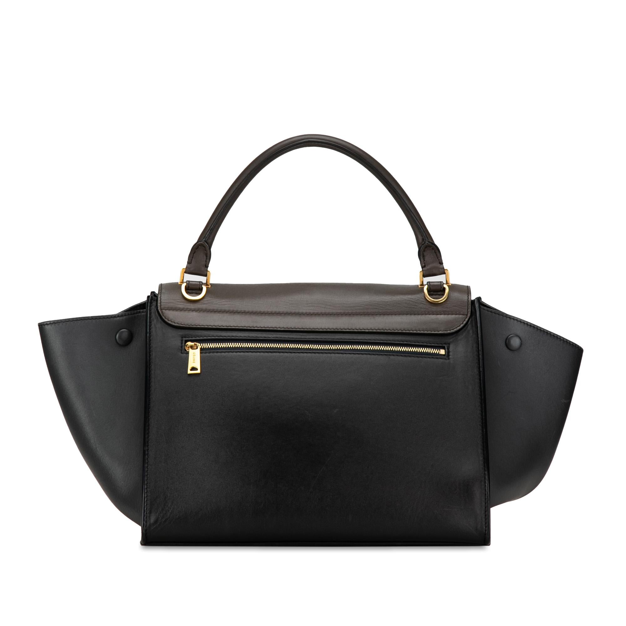 Celine Medium Trapeze Satchel (SHG-Bv80jS)