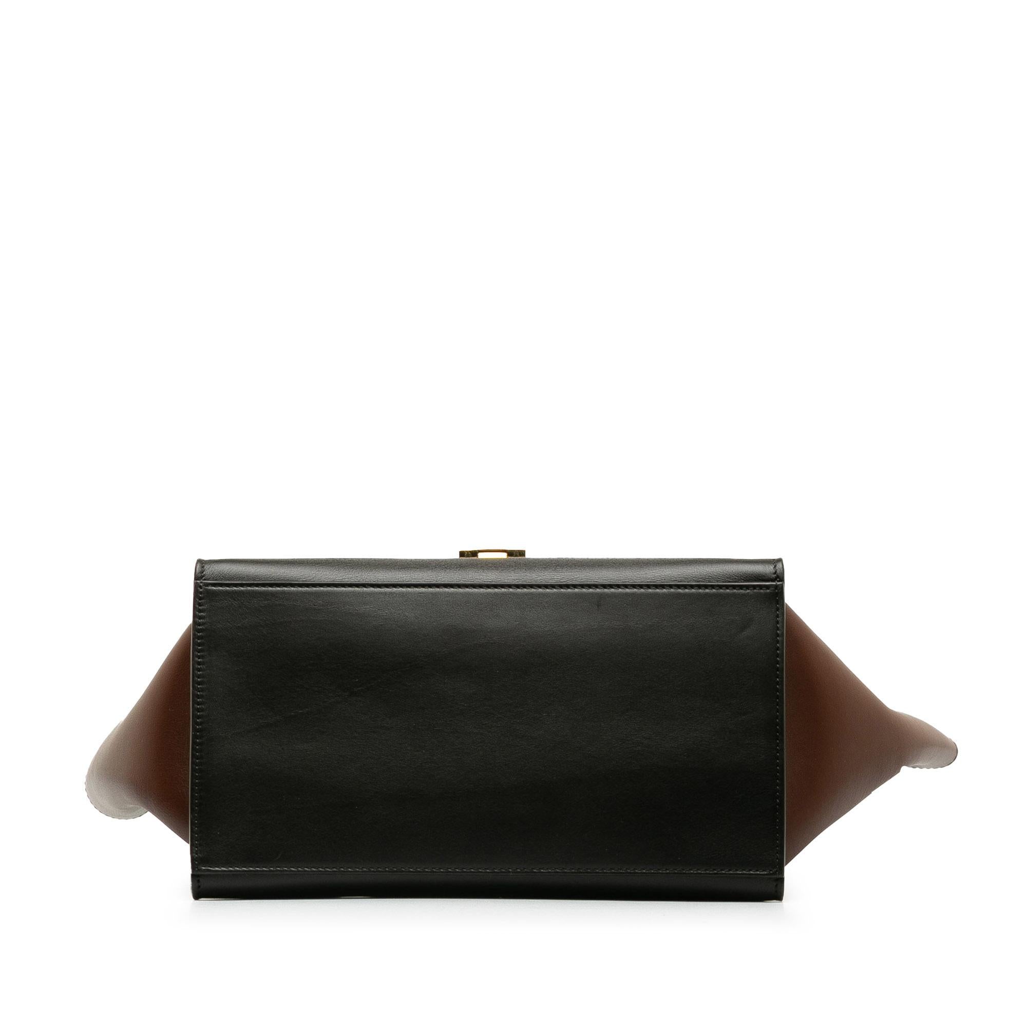 Celine Medium Trapeze Tricolor Satchel (SHG-CdZq7W)