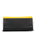 Celine Medium Tricolor Leather Edge Handbag