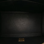 Celine Medium Tricolor Leather Trapeze Satchel