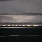 Celine Medium Tricolor Leather Trapeze Satchel