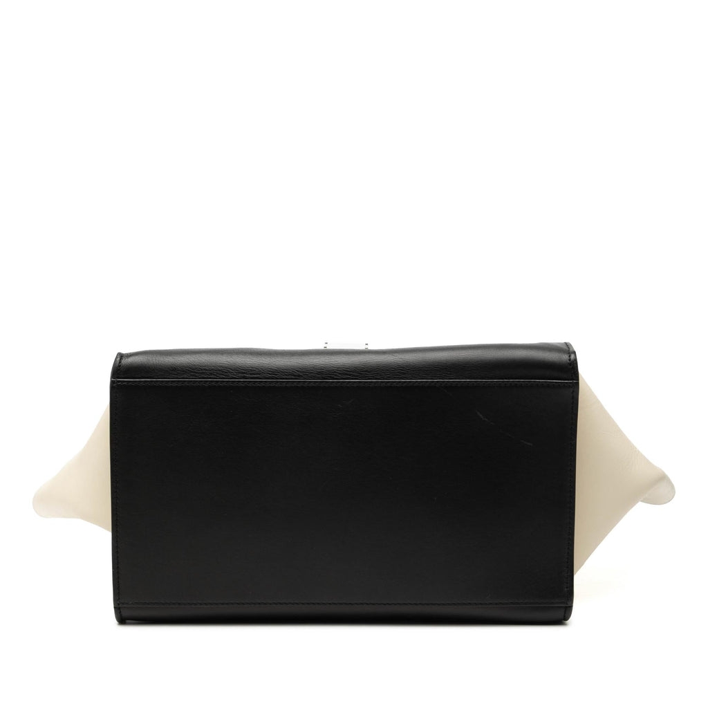 Celine Medium Tricolor Leather Trapeze Satchel