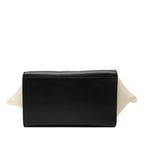 Celine Medium Tricolor Leather Trapeze Satchel