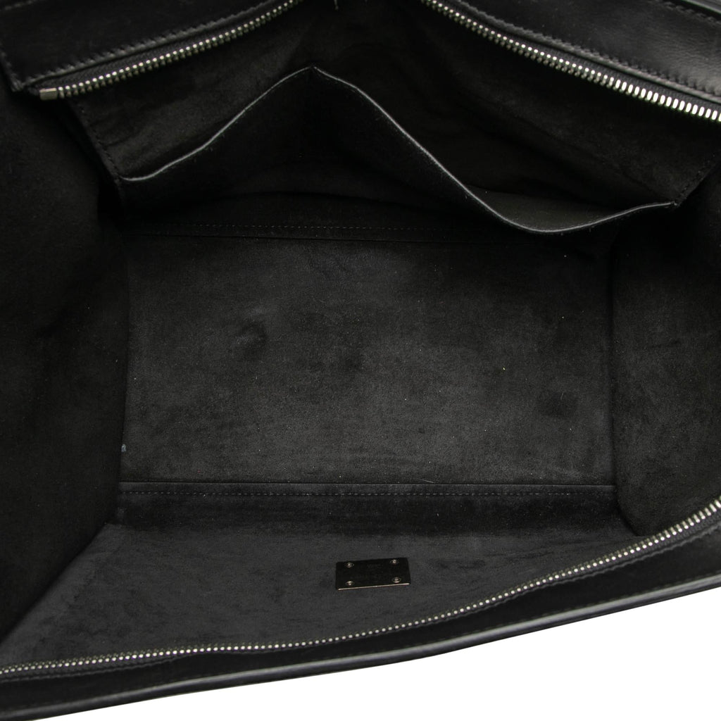 Celine Medium Tricolor Leather Trapeze Satchel