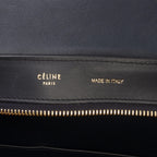 Celine Medium Tricolor Leather Trapeze Satchel