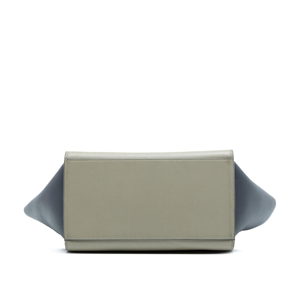 Celine Medium Tricolor Trapeze Satchel