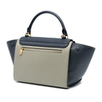 Celine Medium Tricolor Trapeze Satchel