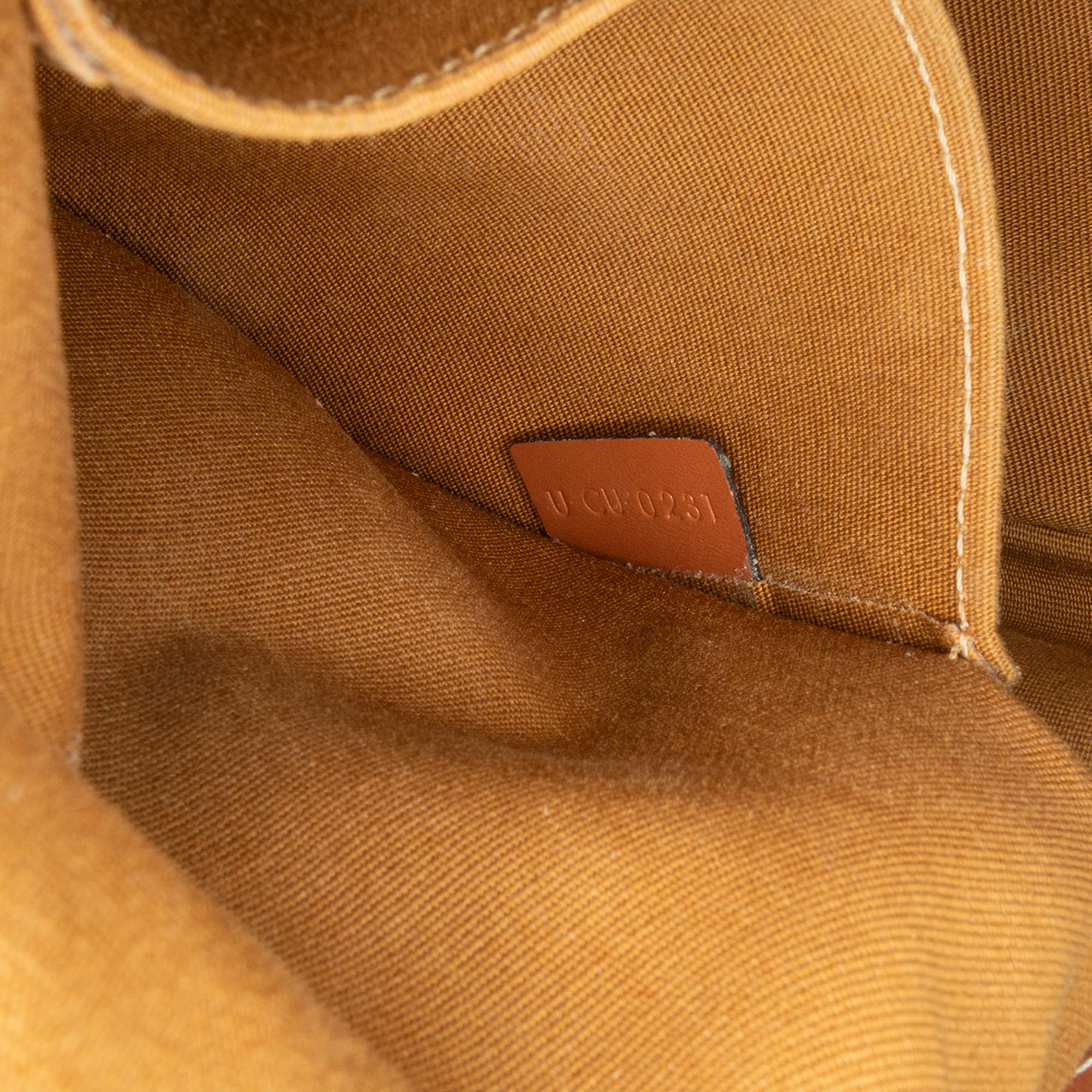 Celine Medium Triomphe Coated Canvas Folco Crossbody