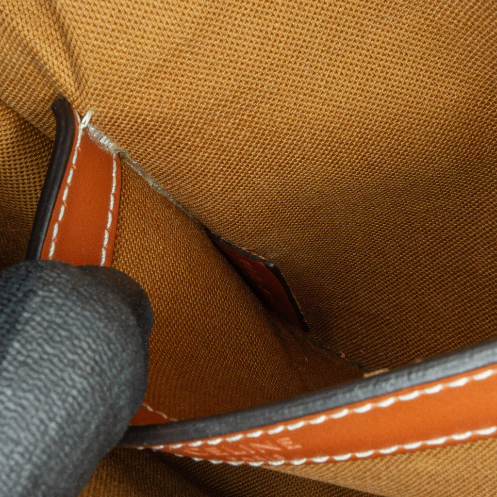 Celine Medium Triomphe Coated Canvas Folco Crossbody