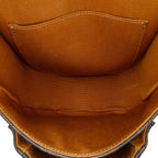 Celine Medium Triomphe Coated Canvas Folco Crossbody
