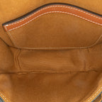 Celine Medium Triomphe Coated Canvas Folco Crossbody