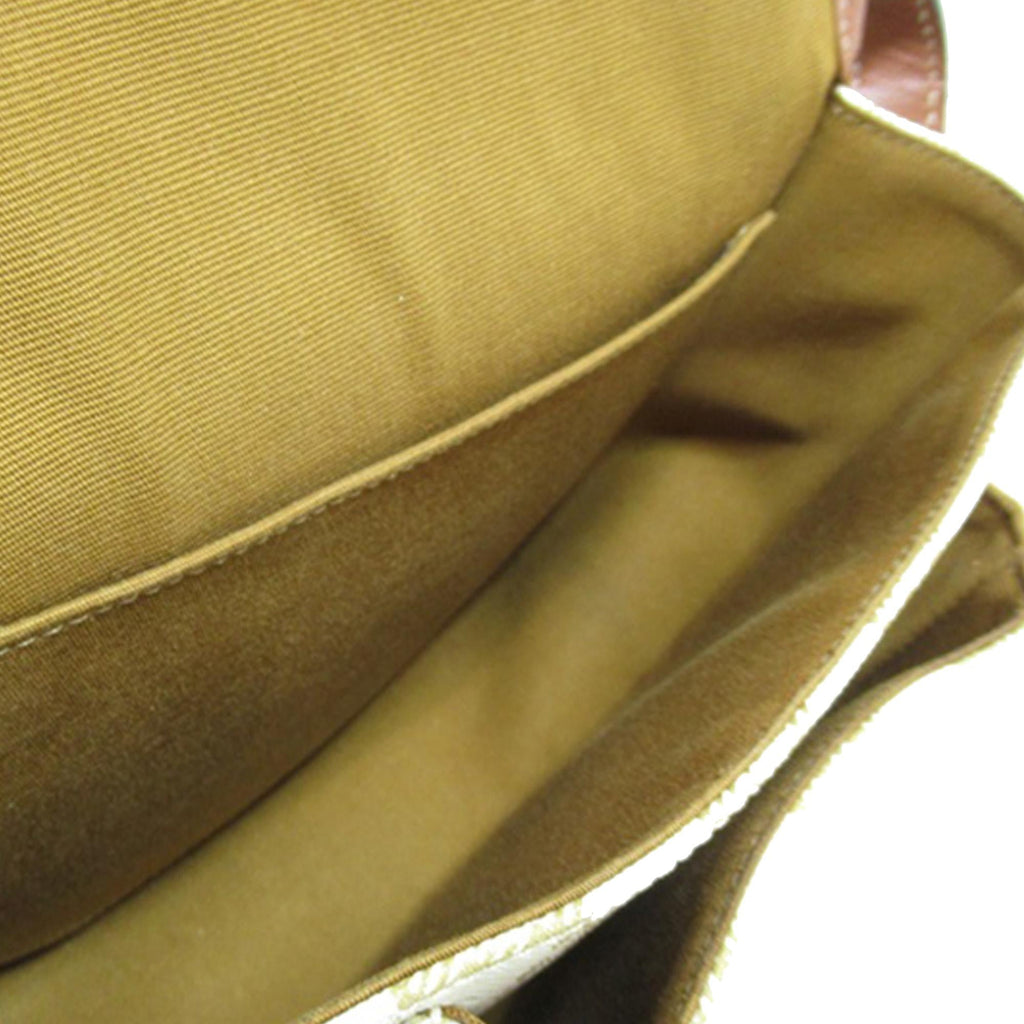 Celine Medium Triomphe Coated Canvas Folco Crossbody