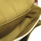Celine Medium Triomphe Coated Canvas Folco Crossbody