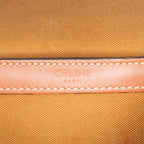 Celine Medium Triomphe Coated Canvas Folco Crossbody