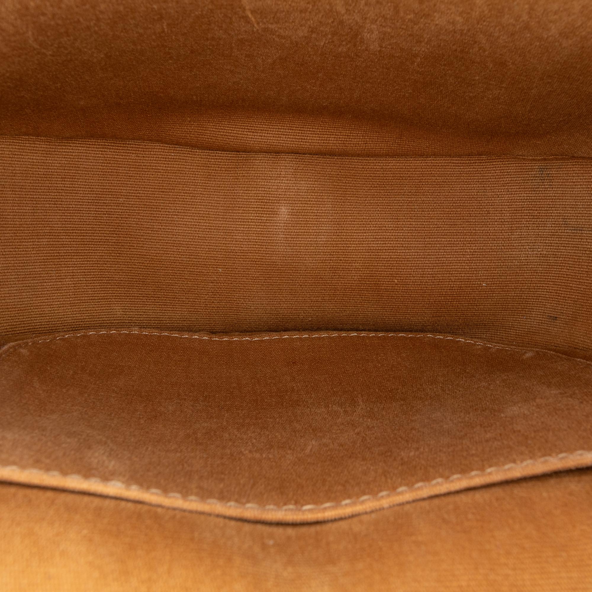 Celine Medium Triomphe Coated Canvas Folco Crossbody