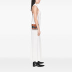 Celine Medium Triomphe Coated Canvas Tambour Crossbody