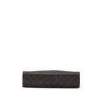 Celine Medium Triomphe Coated Canvas Vertical Cabas Satchel (SHG-JoQCOx)
