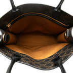 Celine Medium Triomphe Coated Canvas Vertical Cabas Satchel (SHG-JoQCOx)
