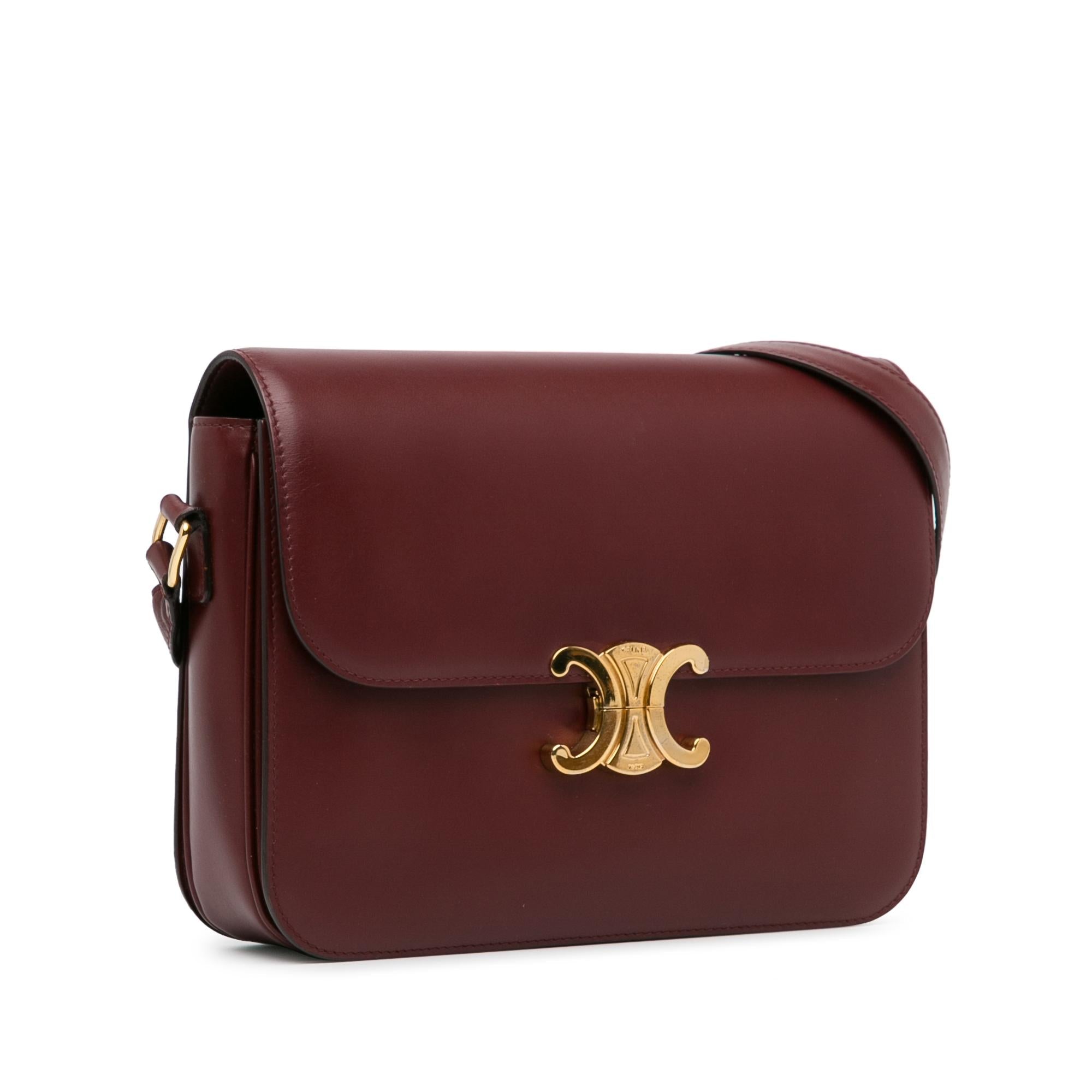 Celine Medium Triomphe Crossbody Bag (SHG-ewHuBe)
