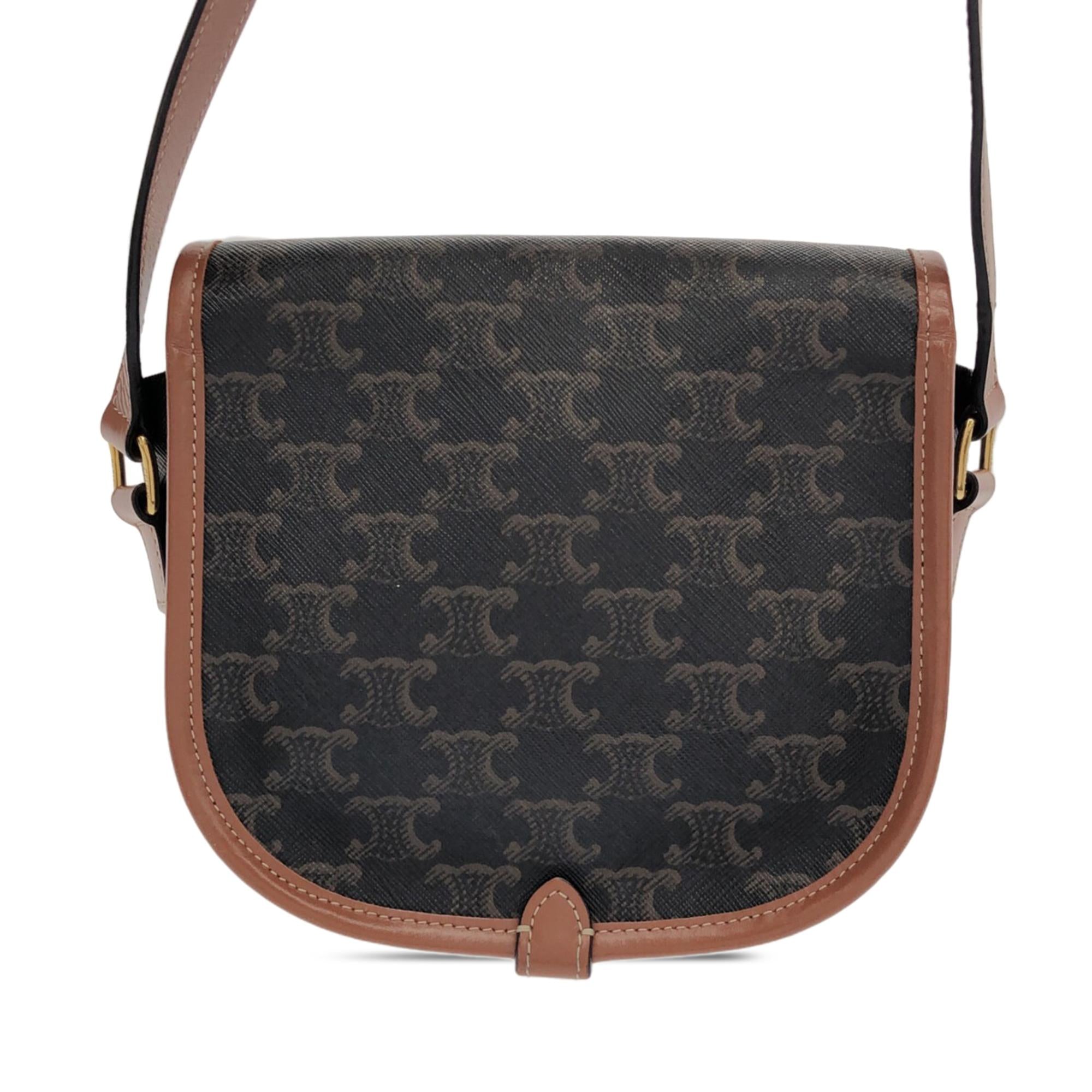 Celine Medium Triomphe Folco Bag (SHG-M1V5DB)