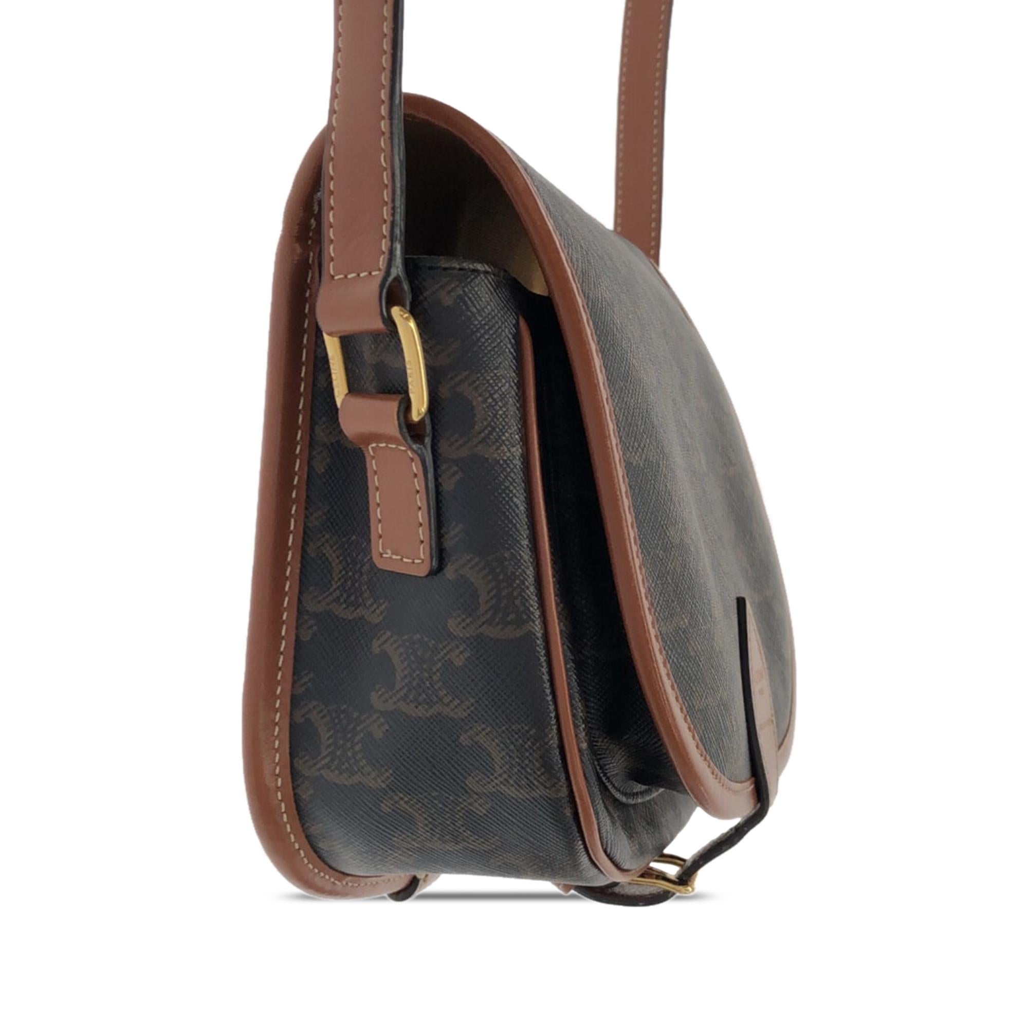 Celine Medium Triomphe Folco Bag (SHG-M1V5DB)