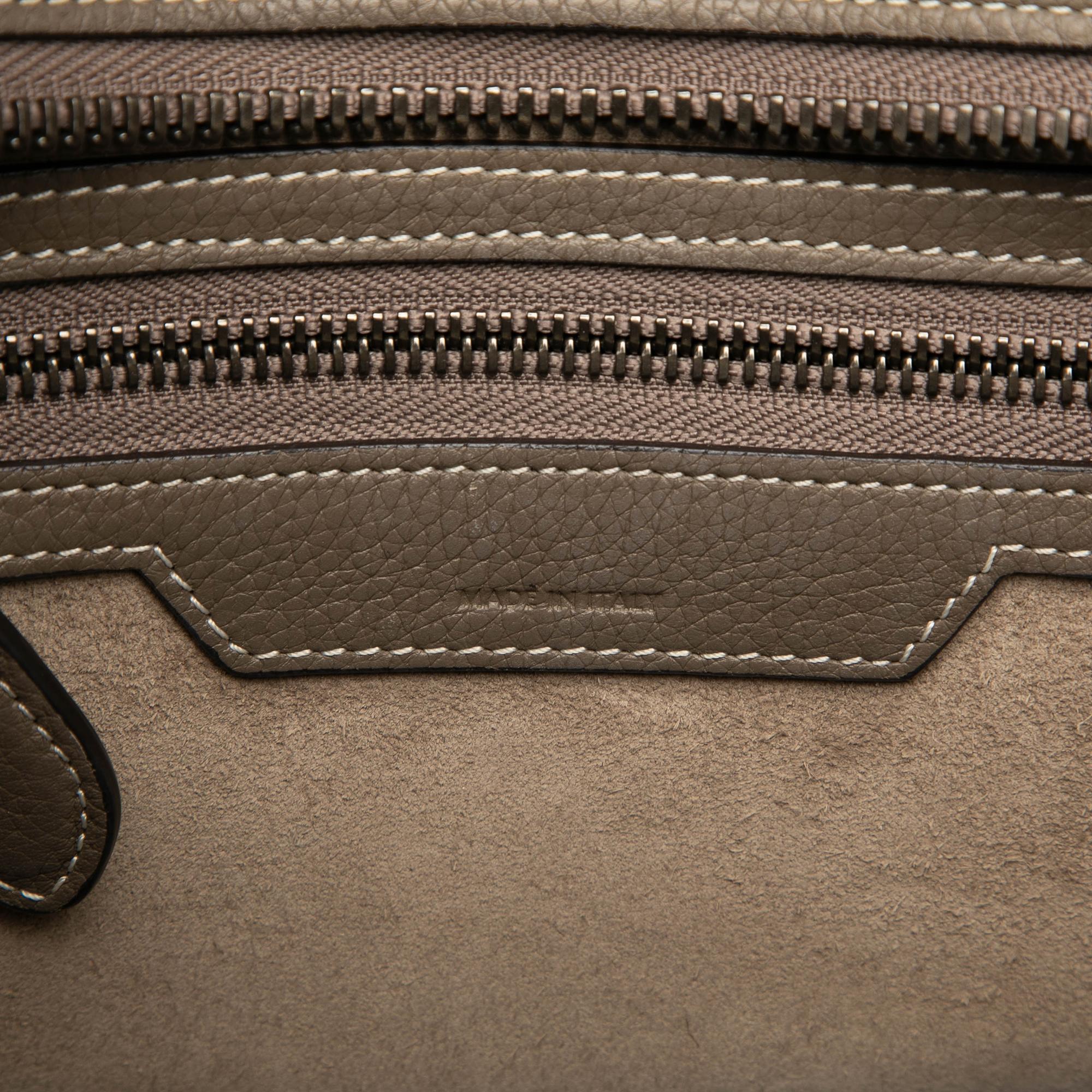 Celine Micro Leather Luggage Tote
