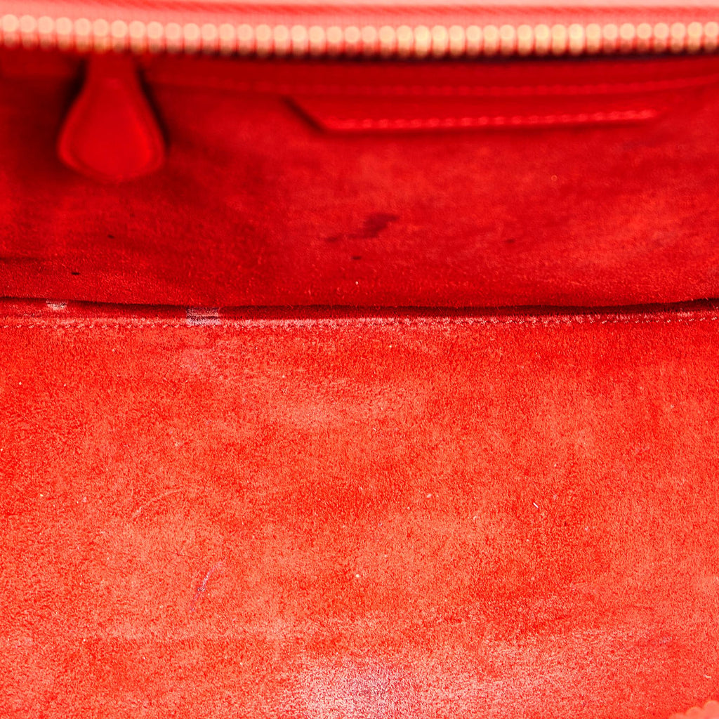 Celine Micro Luggage Leather Handbag (SHG-37633)
