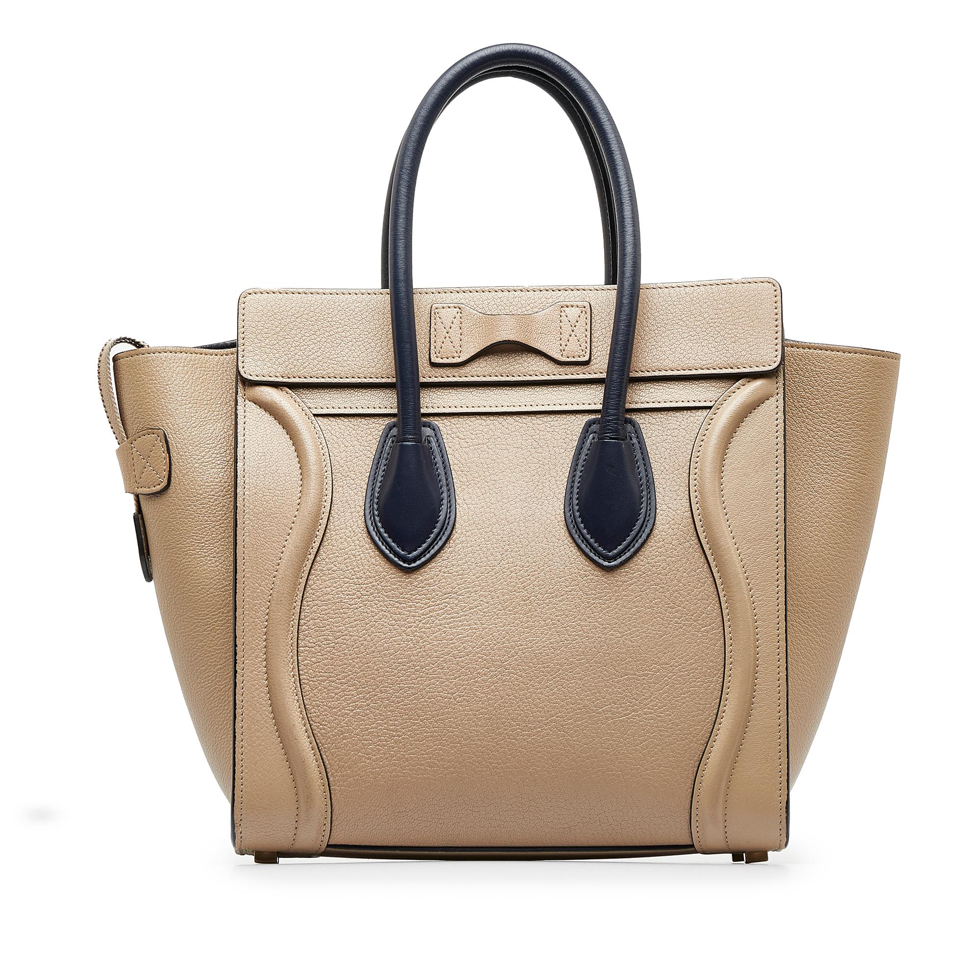 Celine Micro Luggage Tote Bicolor (SHG-x7hidE)