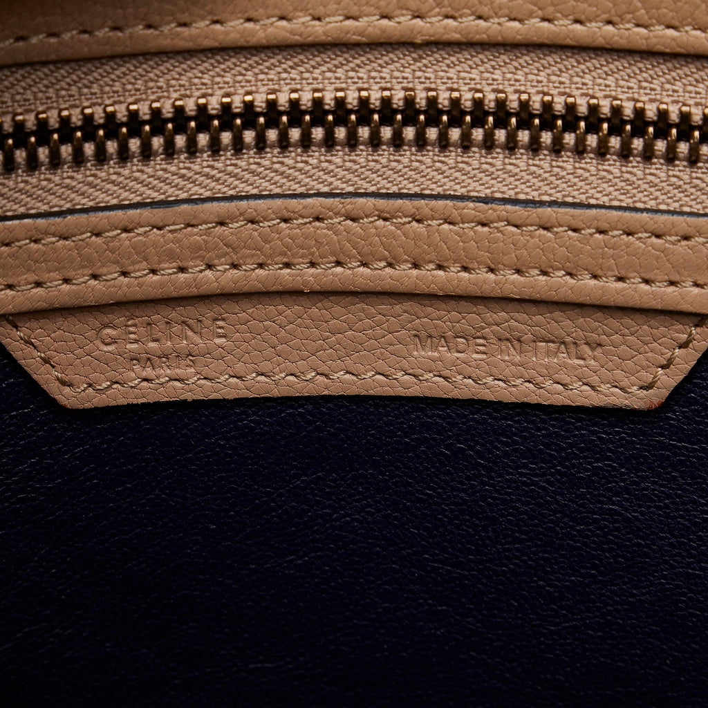 Celine Micro Luggage Tote Bicolor (SHG-x7hidE)