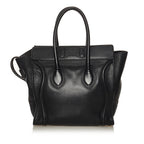Celine Micro Luggage Tote Leather Handbag (SHG-36197)