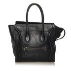 Celine Micro Luggage Tote Leather Handbag (SHG-36197)