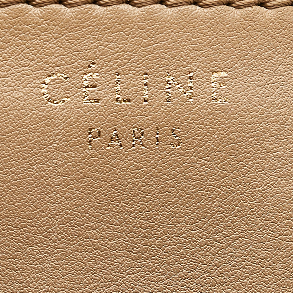 Celine Micro Luggage Tote Leather Handbag (SHG-lAIOUV)
