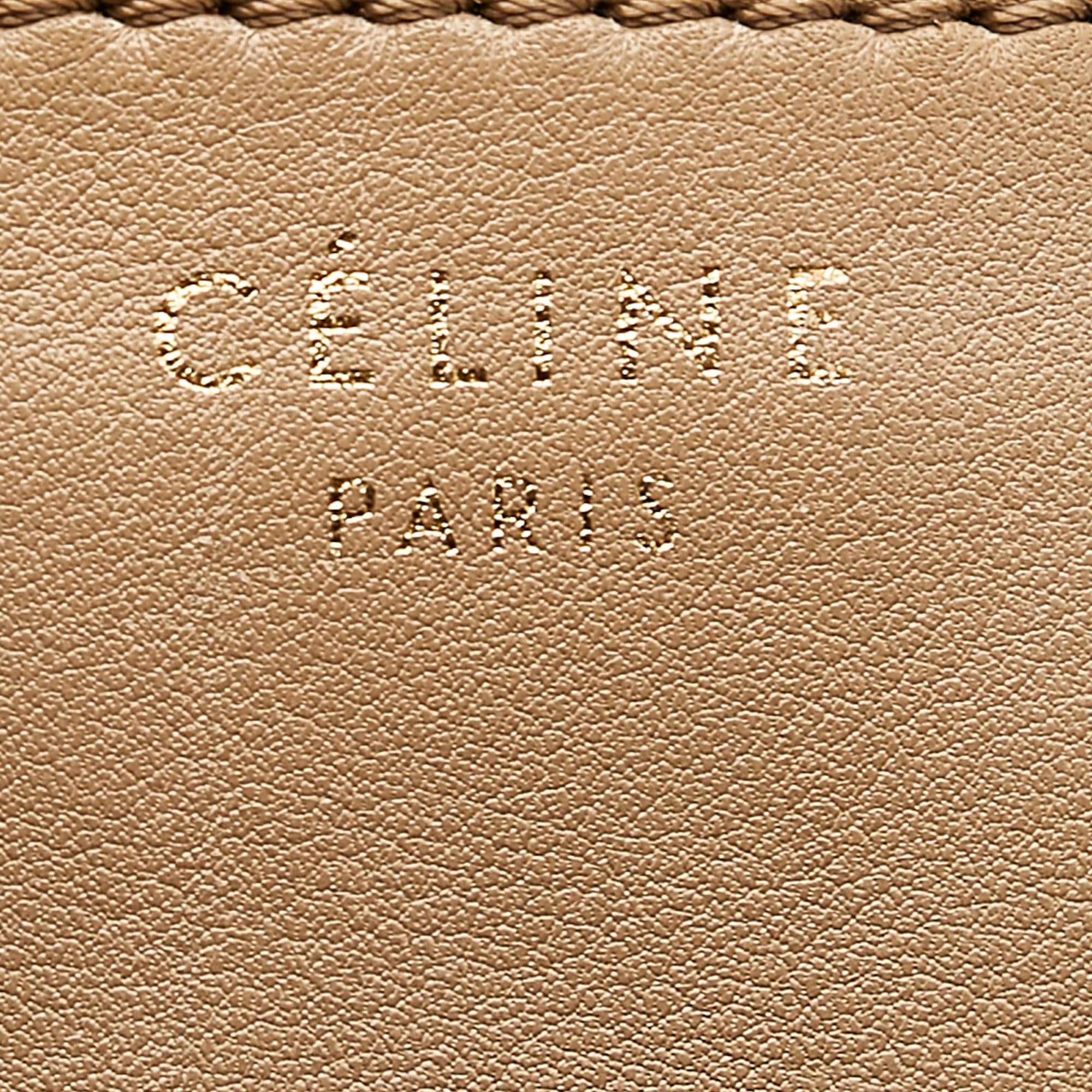 Celine Micro Luggage Tote Leather Handbag (SHG-P8orBT)