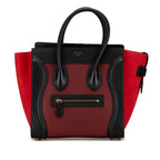 Celine Micro Tricolor Calfskin Luggage Tote