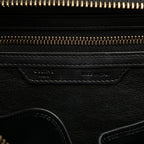 Celine Micro Tricolor Leather Luggage Tote