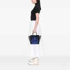 Celine Micro Tricolor Leather Luggage Tote