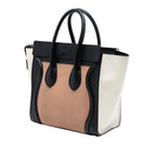 Celine Micro Tricolor Leather Luggage Tote