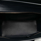 Celine Micro Tricolor Leather Luggage Tote