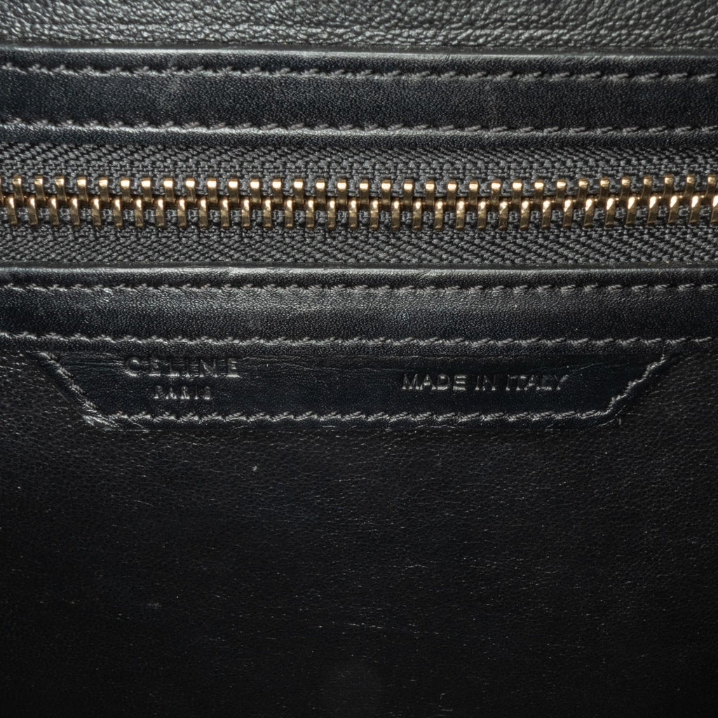 Celine Micro Tricolor Luggage Tote (SHG-d2EgSk)
