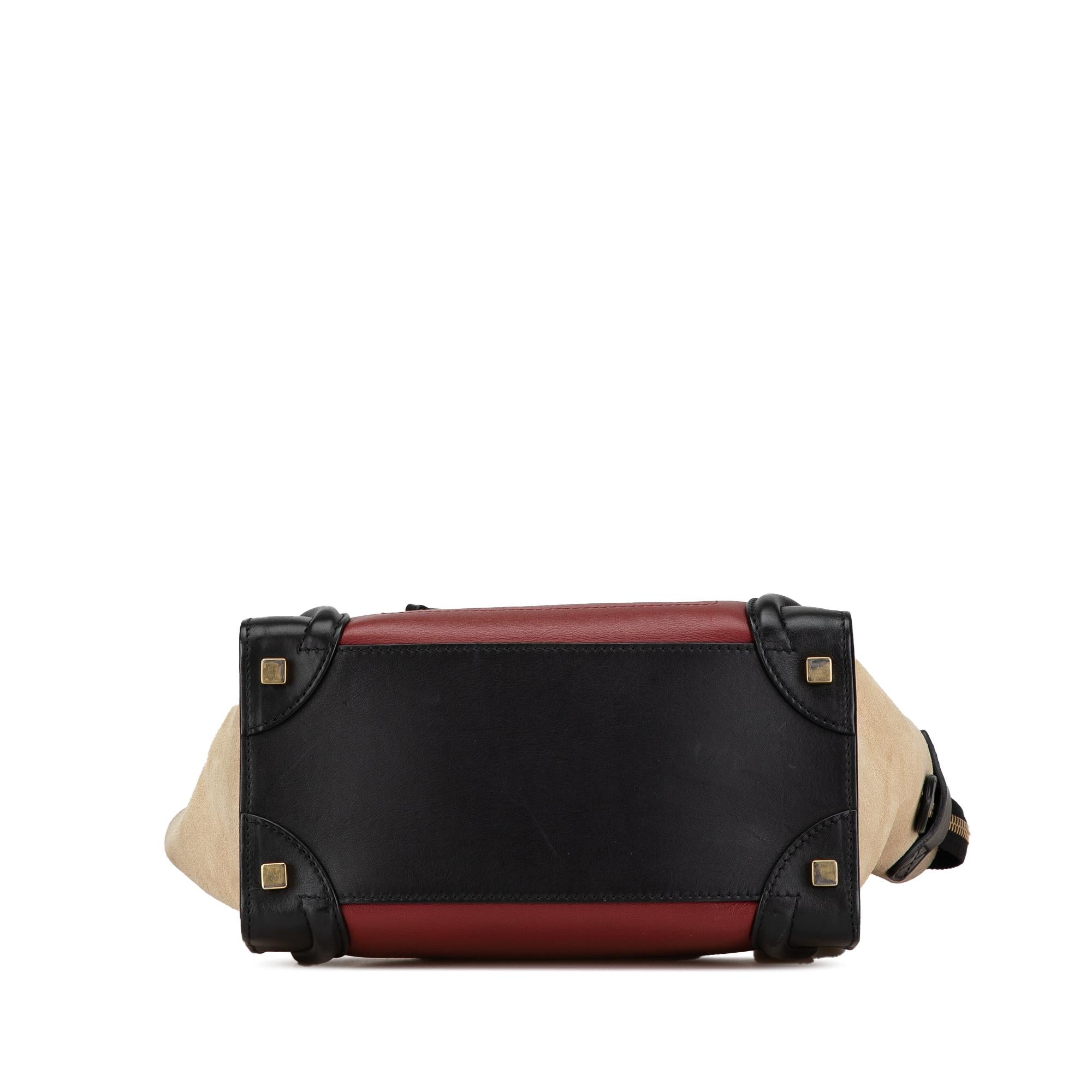Celine Micro Tricolor Luggage Tote
